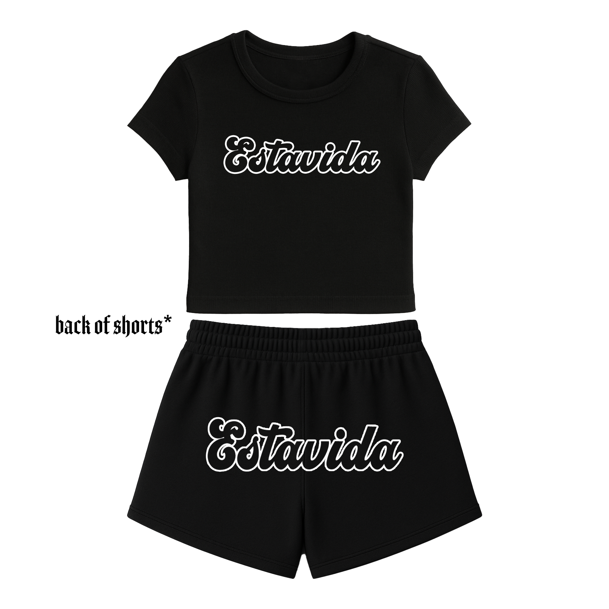 ESTAVIDA crop top set